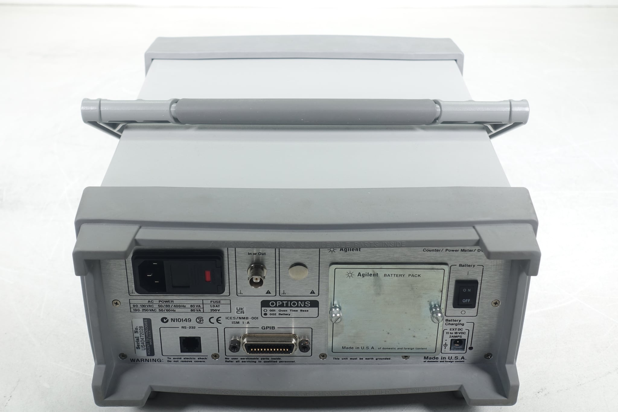 20 GHz Microwave Counter/Power Meter/DVM Keysight Used 53147A - Actual Instrument - Image 8