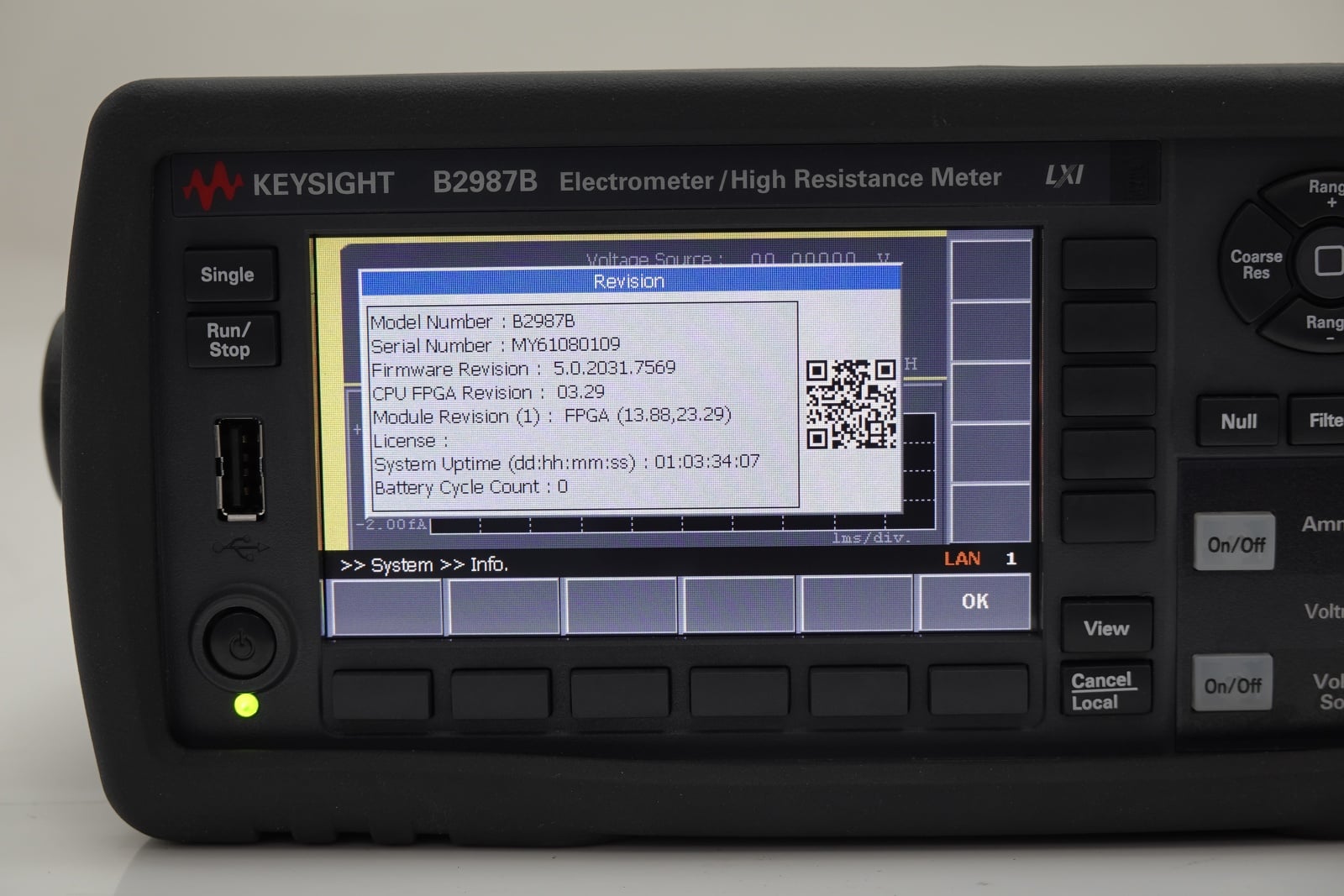 Keysight Used B2987B - Actual Instrument - Image 10