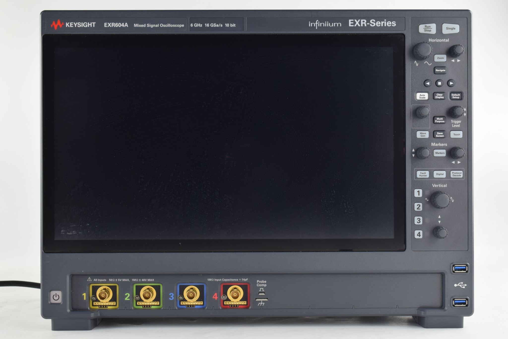 Infiniium EXR-Series Real-Time Oscilloscope / 6 GHz / 16 GSa/s / 4 Channel Keysight Used EXR604A - Actual Instrument - Image 7