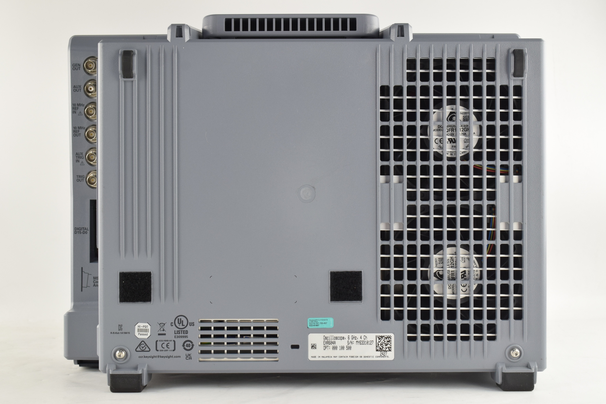 Infiniium EXR-Series Real-Time Oscilloscope / 6 GHz / 16 GSa/s / 4 Channel Keysight Used EXR604A - Actual Instrument - Image 8