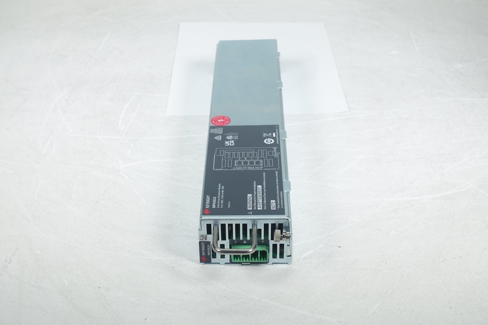 Solar Array Simulator Module 0-130V, 0-8A, 1kW Keysight Used MP4362A - Actual Instrument - Image 2