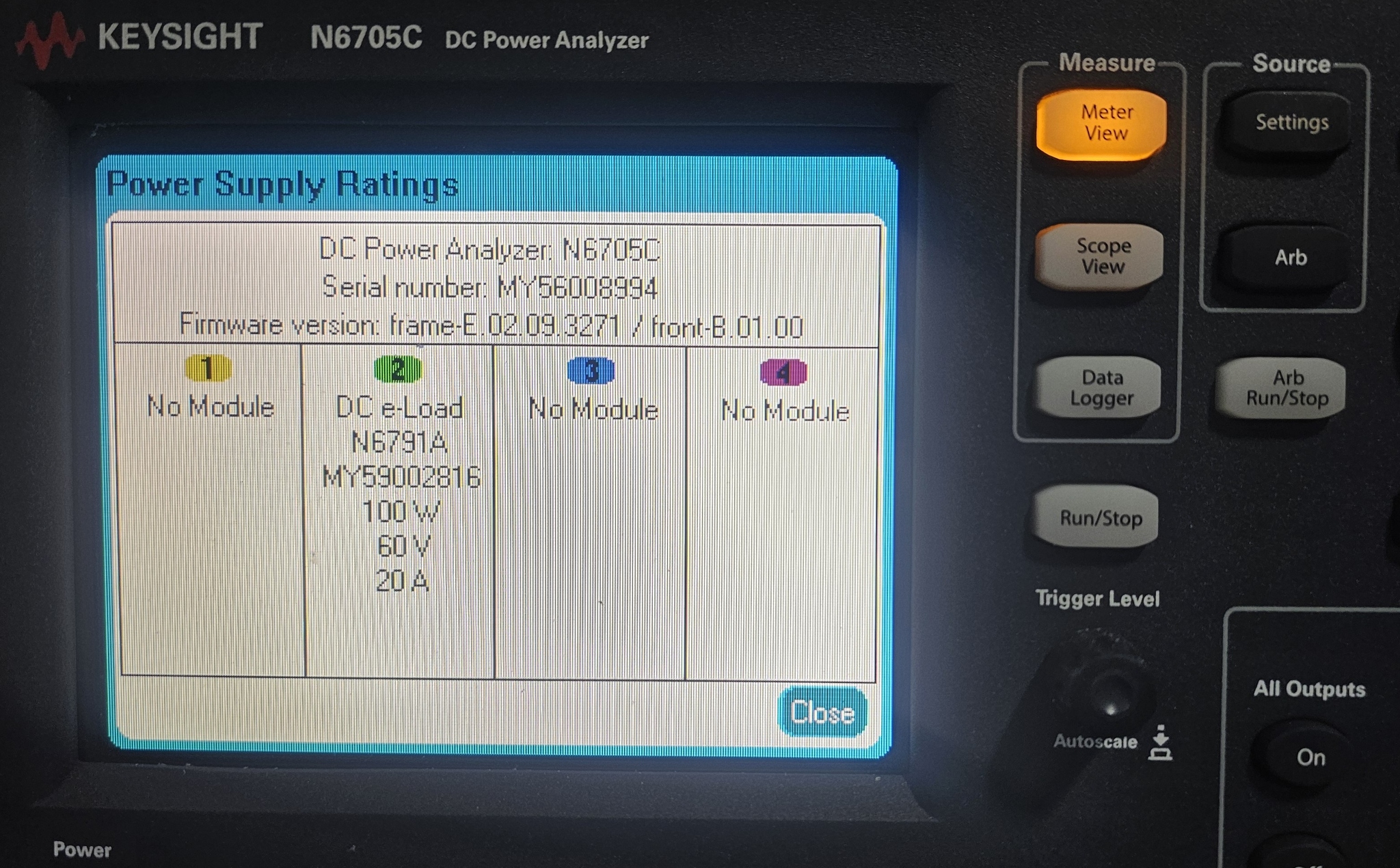 Keysight Used N6791A - Actual Instrument - Image 12