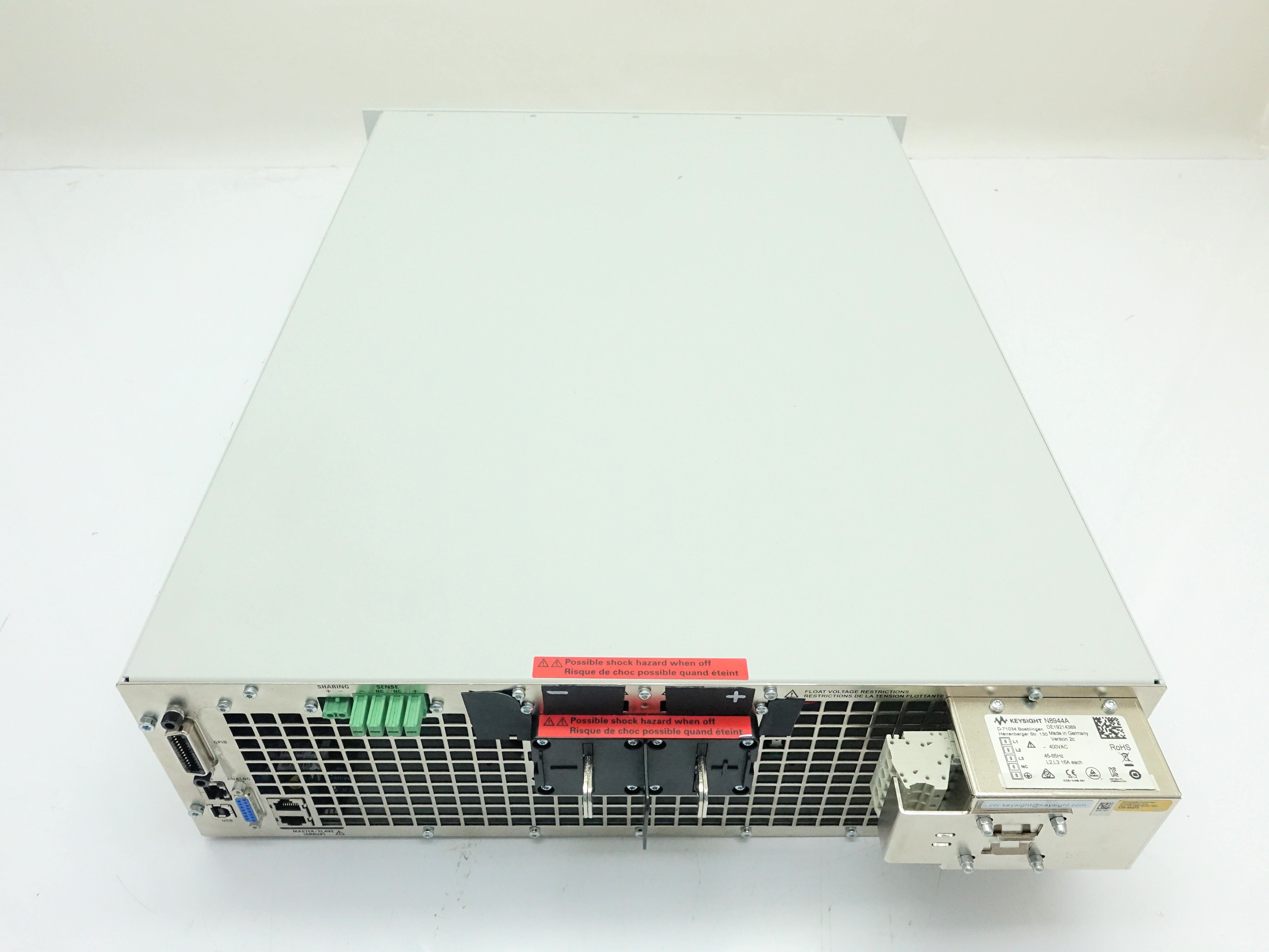 Autoranging System DC Power Supply / 750V / 20A / 5000W / 400VAC Keysight Used N8944A - Actual Instrument - Image 4