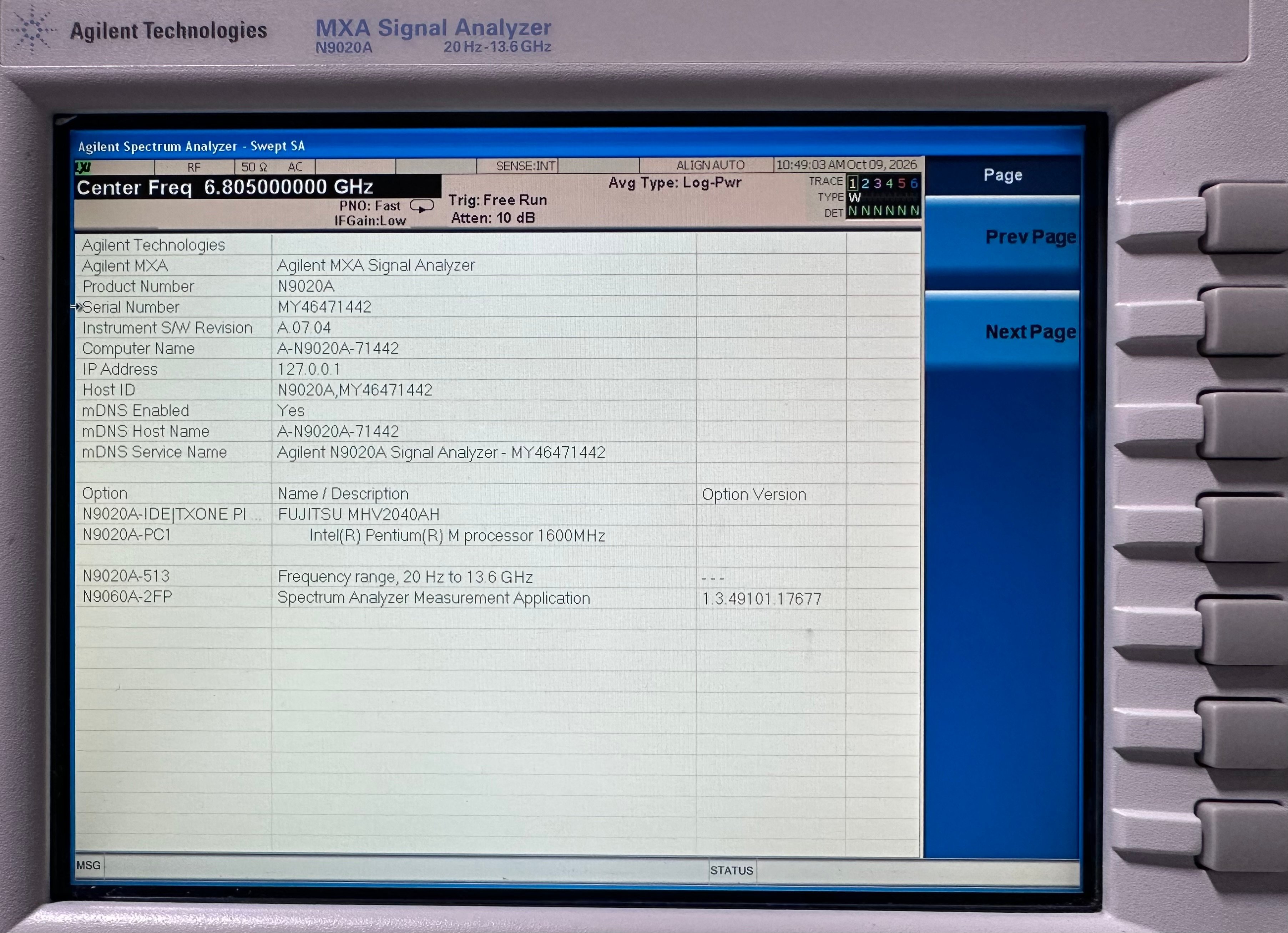 スペクトラムアナライザ - Used Keysight Equipment