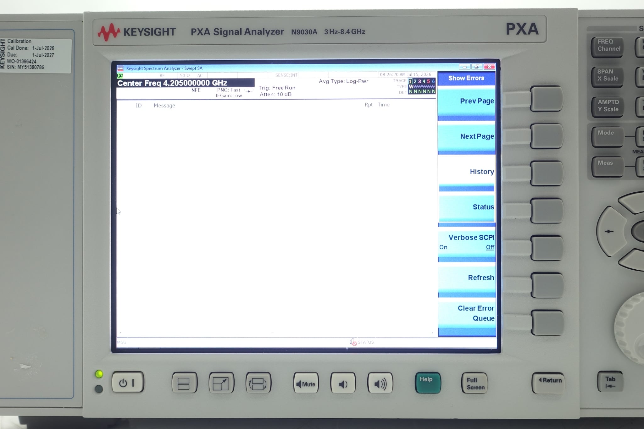 Keysight Used N9030A-508 - Actual Instrument - Image 9