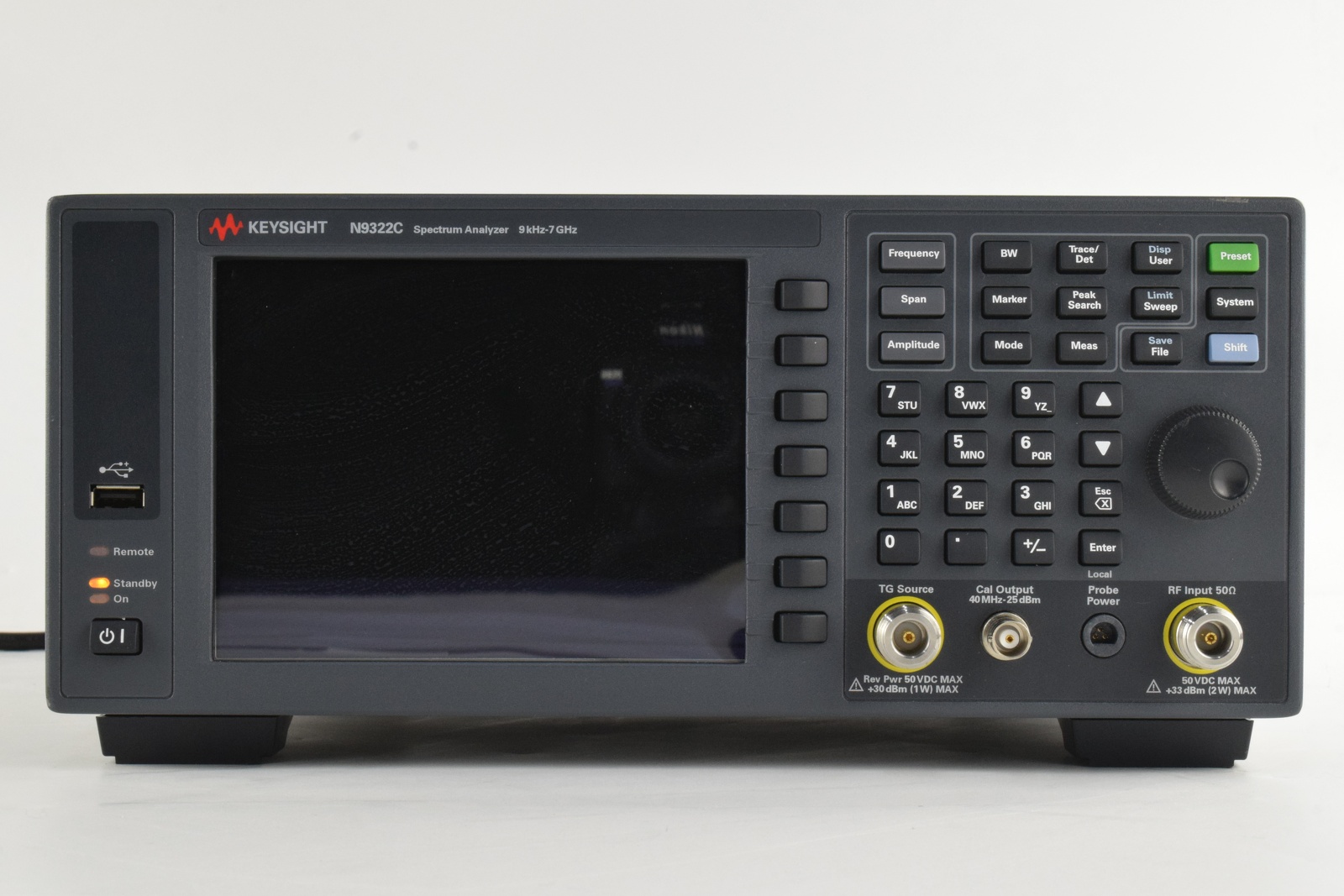 Basic Spectrum Analyzer (BSA) / 9 kHz to 7 GHz Keysight Used N9322C - Actual Instrument - Image 6