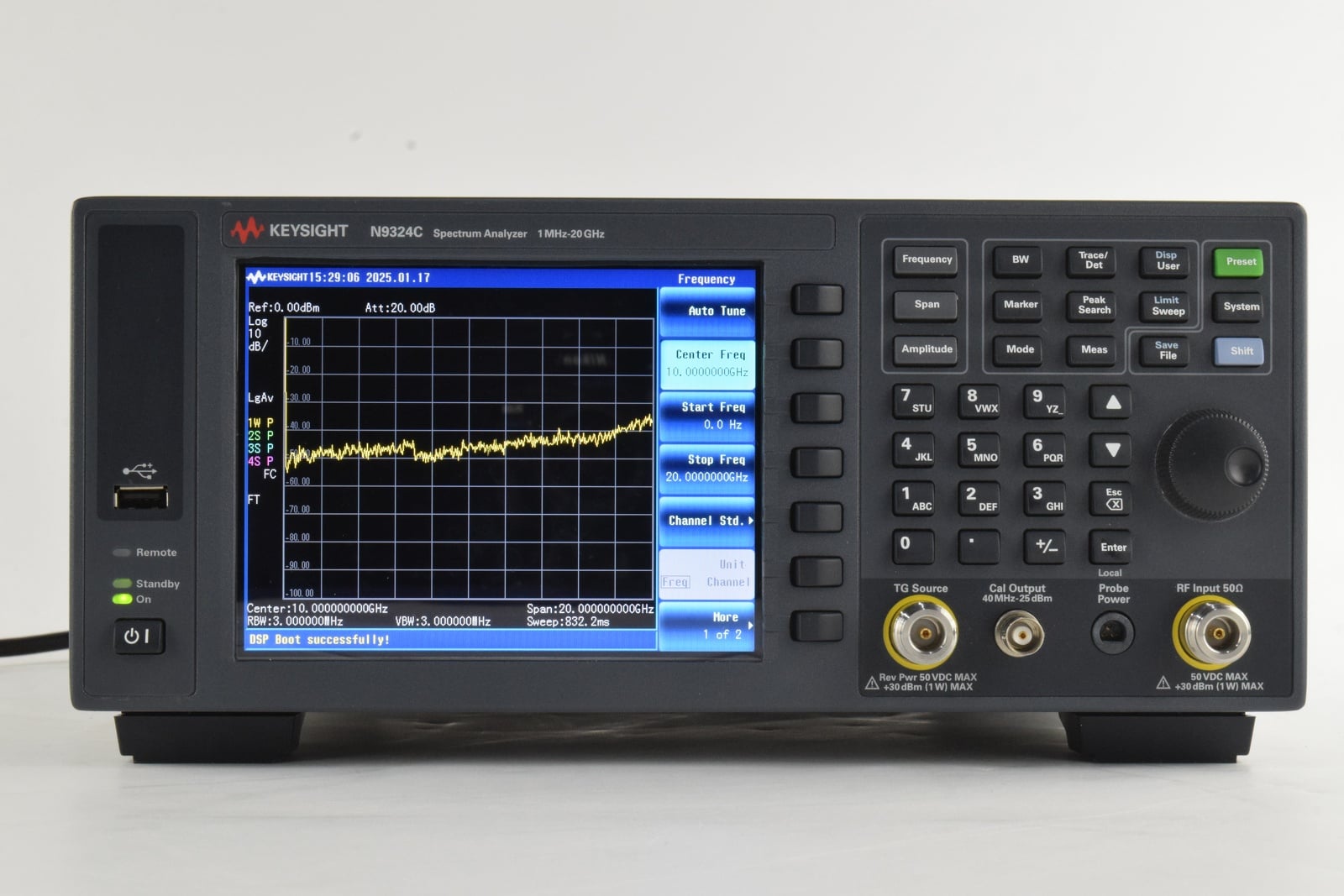 Basic Spectrum Analyzer / 1 MHz to 20 GHz Keysight Used N9324C - Actual Instrument - Image 1