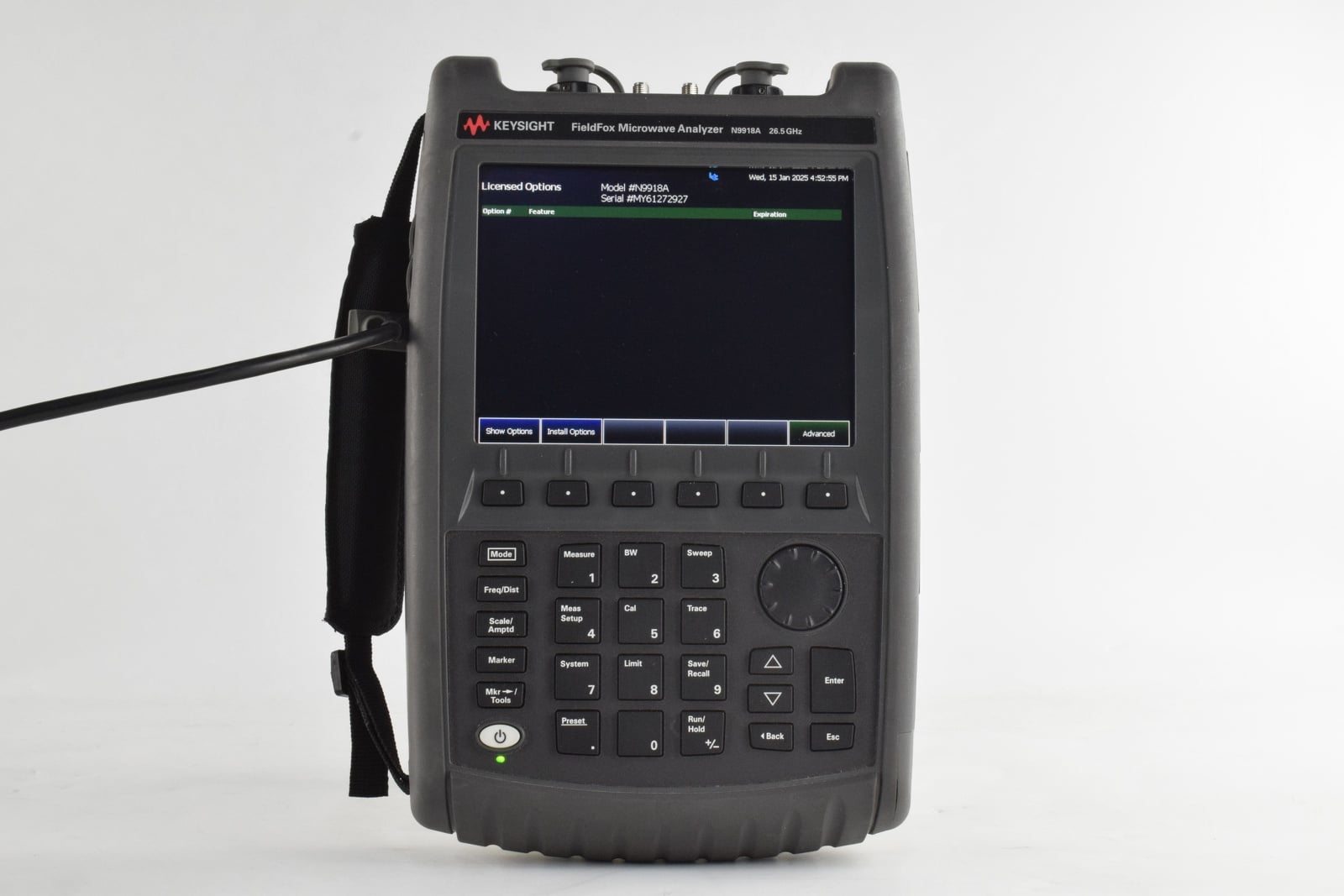 FieldFox Handheld Microwave Analyzer / 30 kHz to 26.5 GHz Keysight Used N9918A - Actual Instrument - Image 6