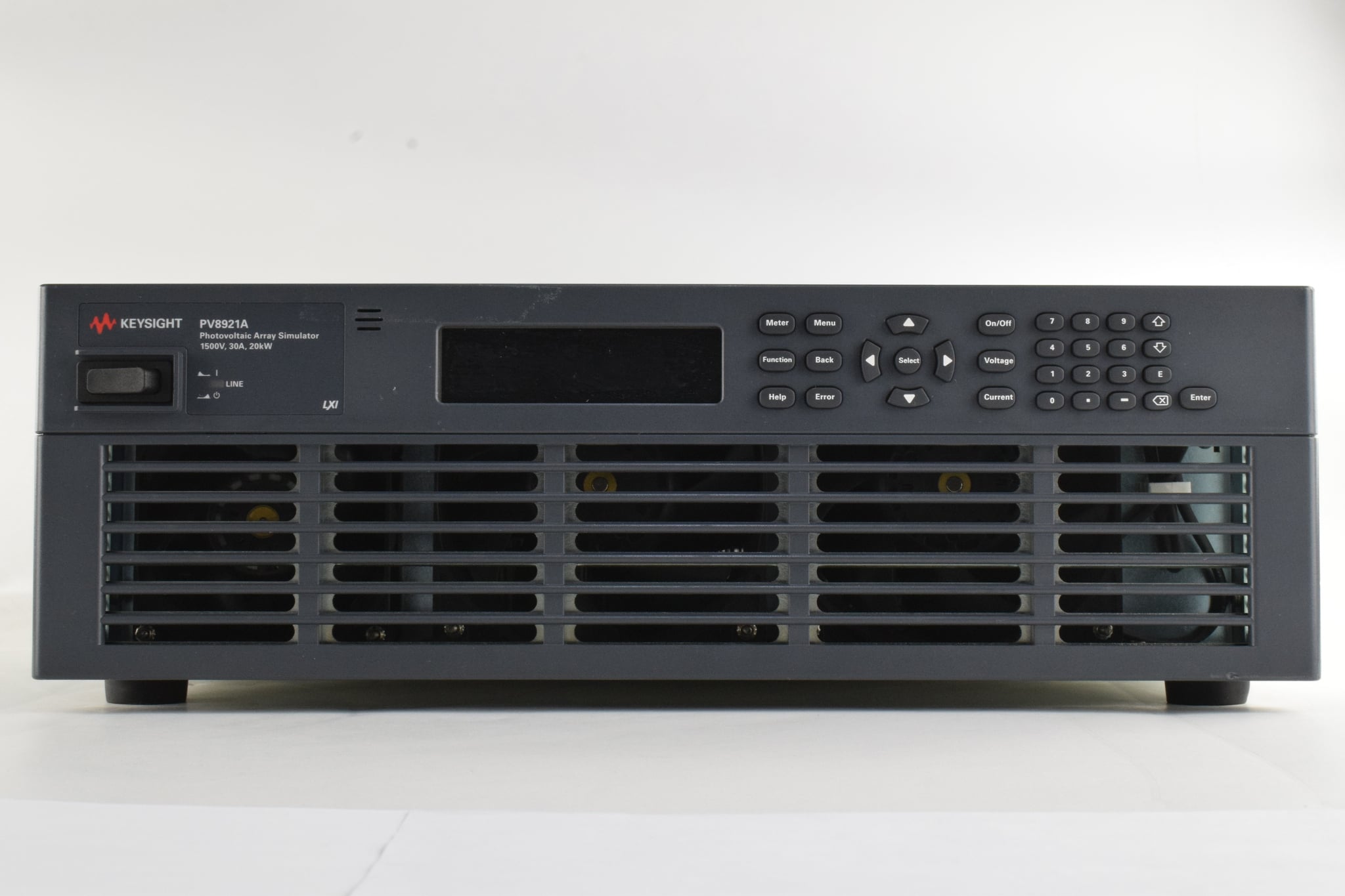 Photovoltaic Array Simulator / 1500V / 30A / 20kW / 400/480 VAC Keysight Used PV8921A - Actual Instrument - Image 1