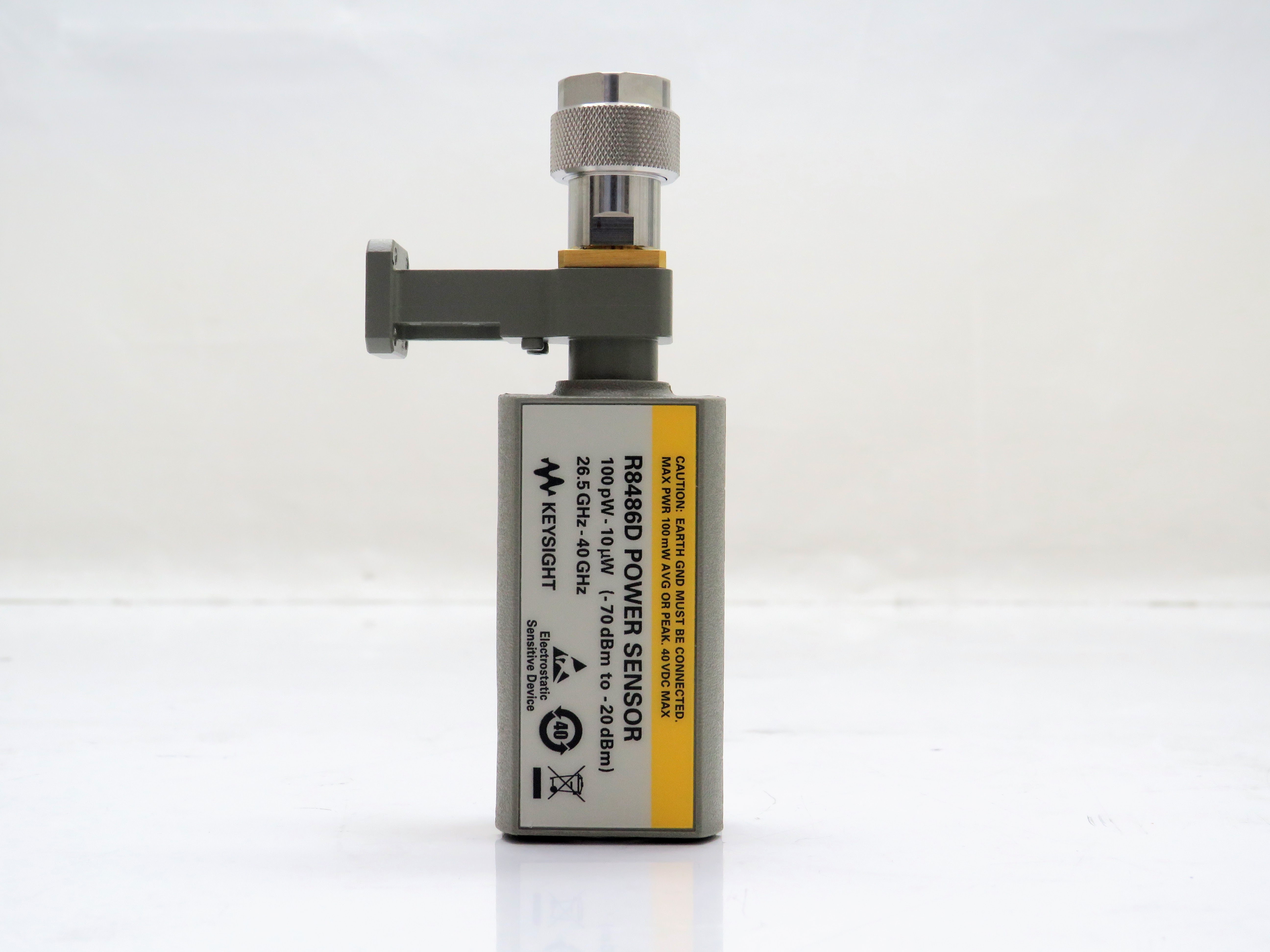 Waveguide Power Sensor / 26.5 to 40 GHz / -70 to -20 dBm Keysight Used R8486D - Actual Instrument - Image 1