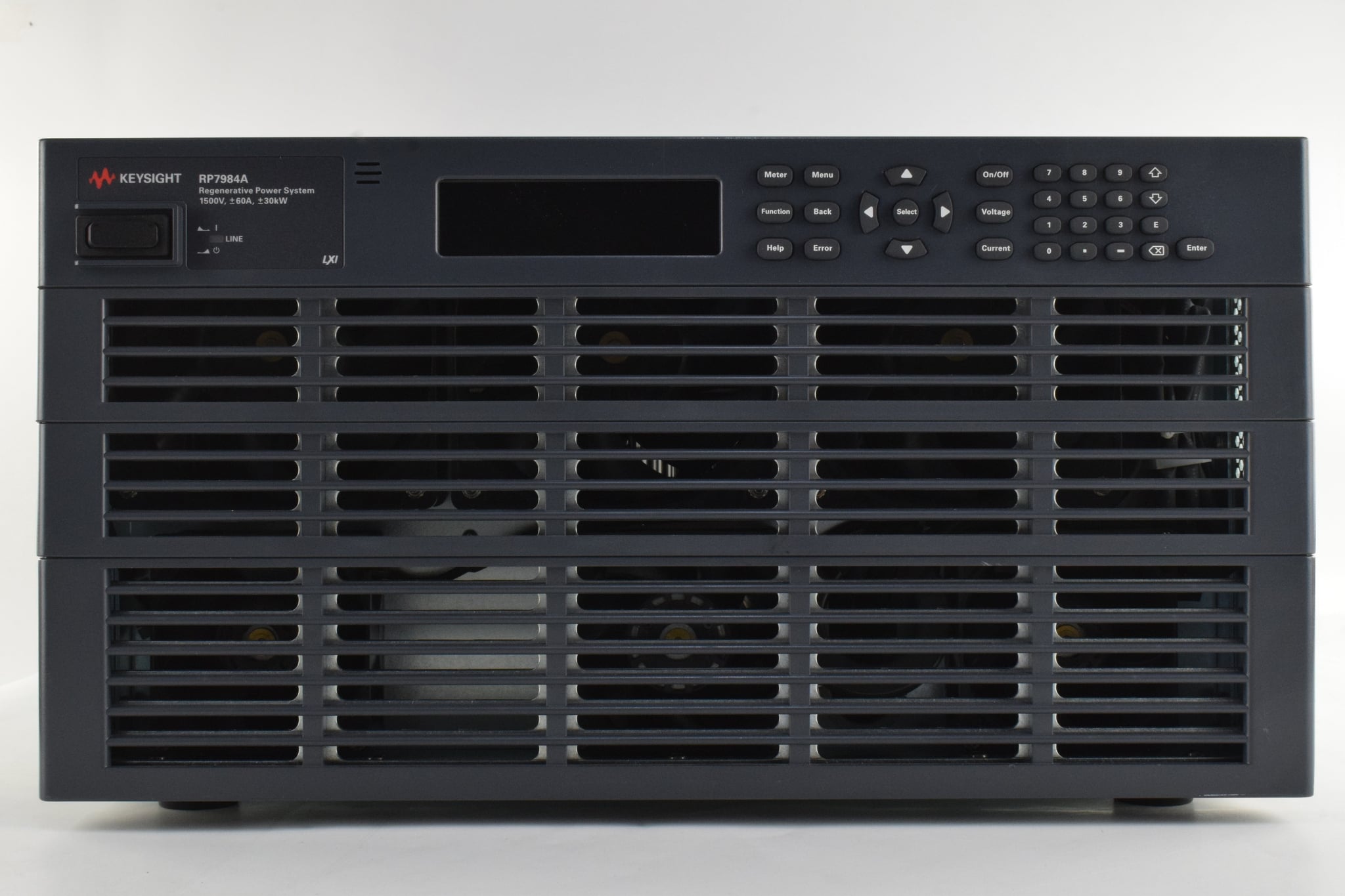Regenerative Power System / PV Mode / 1500V / +/-60A / 30kW / 400/480VAC Keysight Used RP7984A - Actual Instrument - Image 1