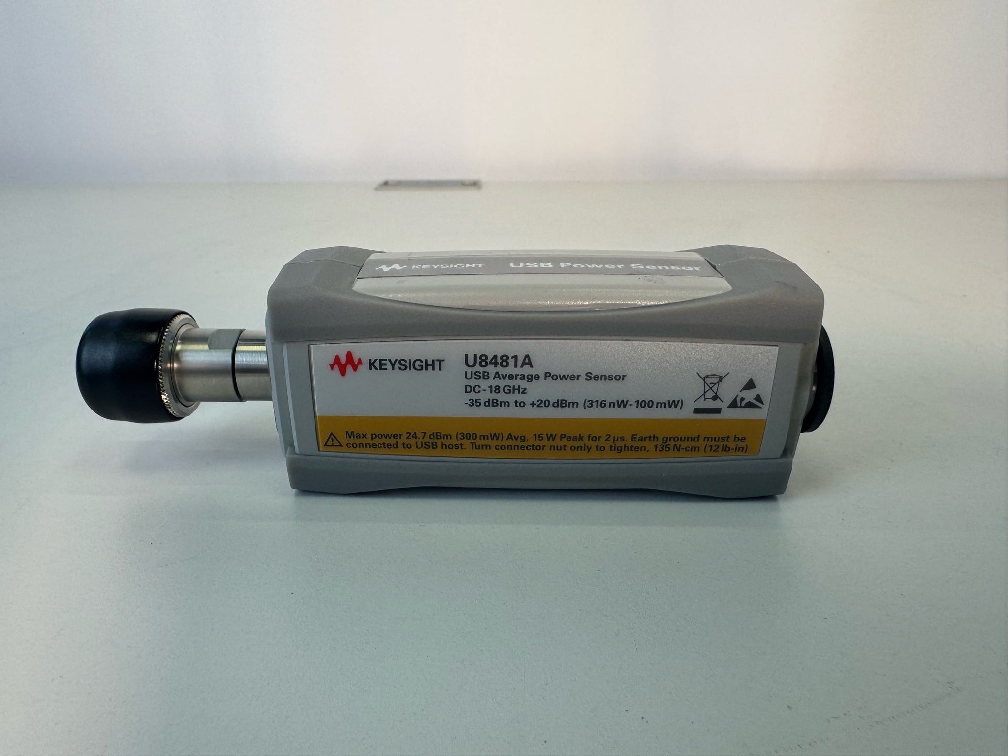 USB Thermocouple Power Sensor / DC/10 MHz to 18 GHz Keysight Used U8481A - Actual Instrument - Image 1